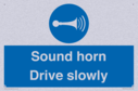 sound-horn-drive-slowly-warehousing-and-delivery-sign~
